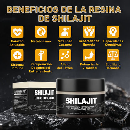 NATURAL SHILAJIT RESIN | Rejuvenecimiento y energía en cada porción.