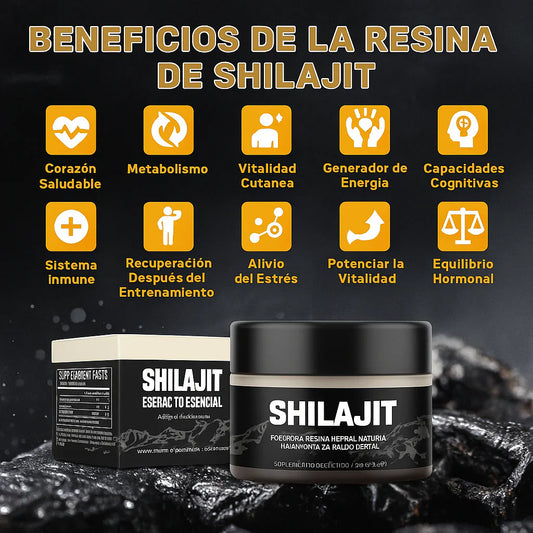 NATURAL SHILAJIT RESIN | Rejuvenecimiento y energía en cada porción.